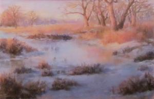 The Winter Marsh Series- Fire And Ice Receives First Place Award